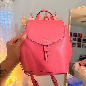 Kate Spade Lizzie Medium Flap Pink Backpack